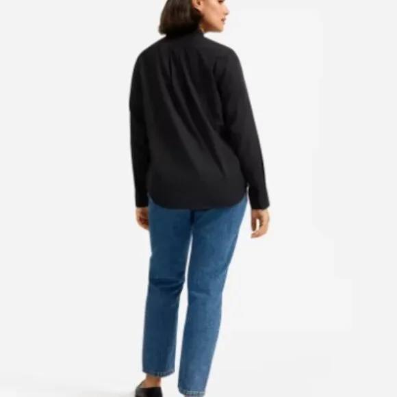 EUC! Everlane The Double-Gauze Relaxed Shirt - Black - Picture 2 of 8